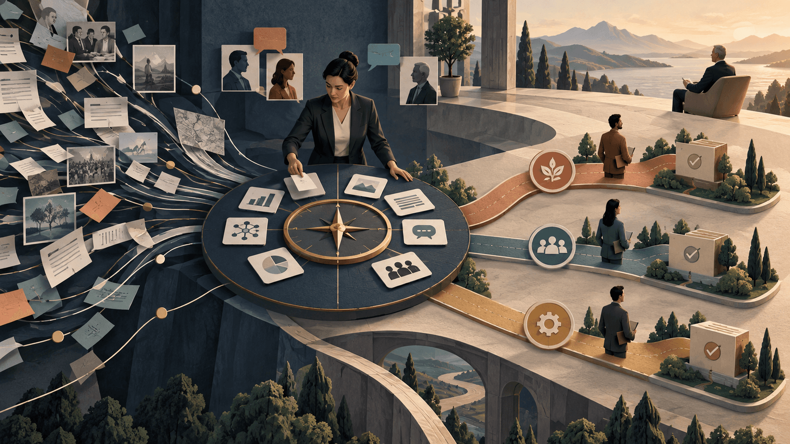 AI Chief of Staff: Decision Support for Lean Companies — NextTeammate guide Editorial illustration for AI Chief of Staff: Decision Support for Lean Companies