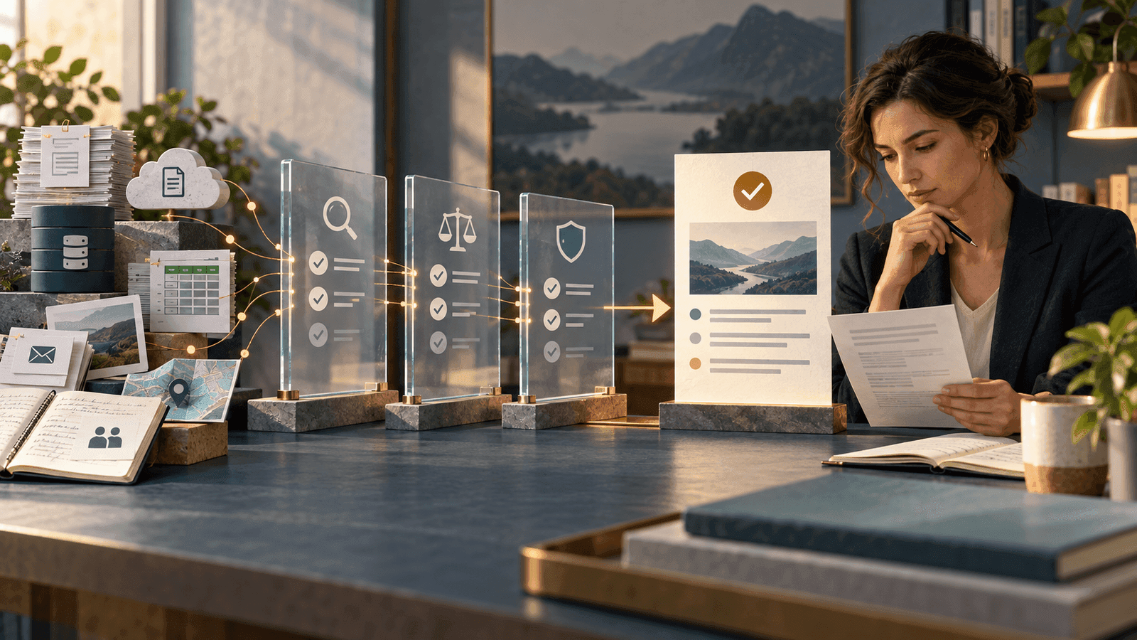 AI Data Analyst: Decision-Ready Insight With Human Verification — NextTeammate guide Editorial illustration for AI Data Analyst: Decision-Ready Insight With Human Verification