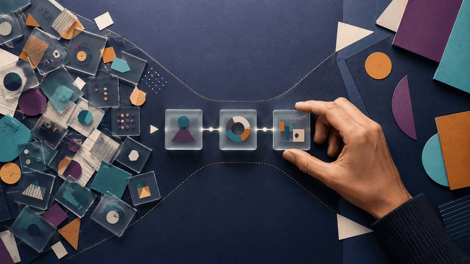 How to Choose AI Tools for Marketing Without Building a Messy Stack — NextTeammate guide Editorial illustration for How to Choose AI Tools for Marketing Without Building a Messy Stack