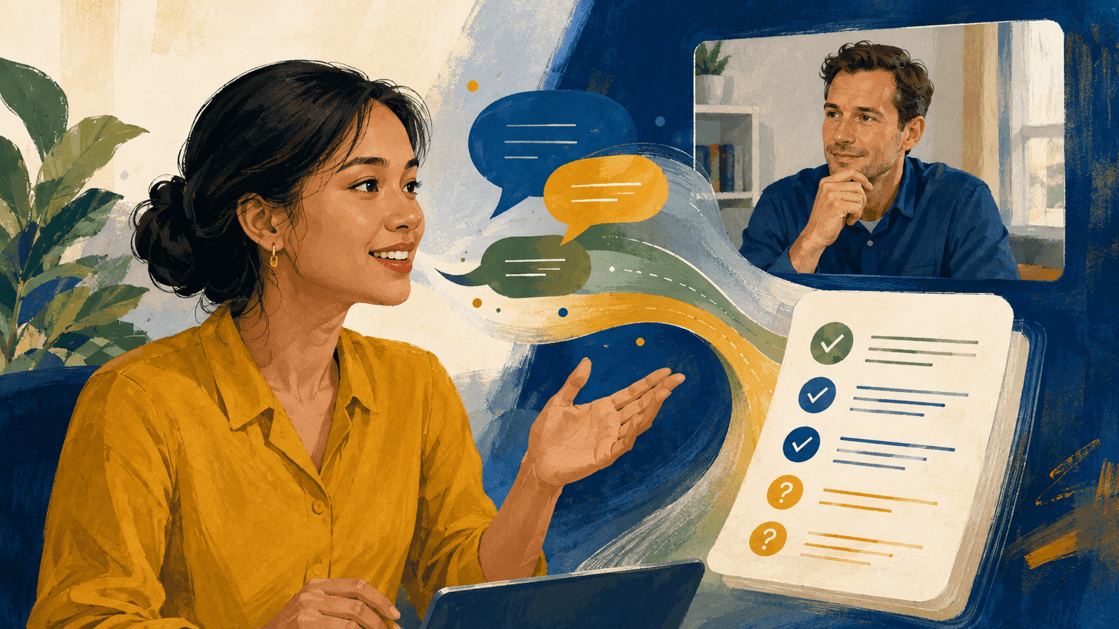 Do Virtual Assistants in the Philippines Speak English Well? — NextTeammate guide Editorial illustration for Do Virtual Assistants in the Philippines Speak English Well?