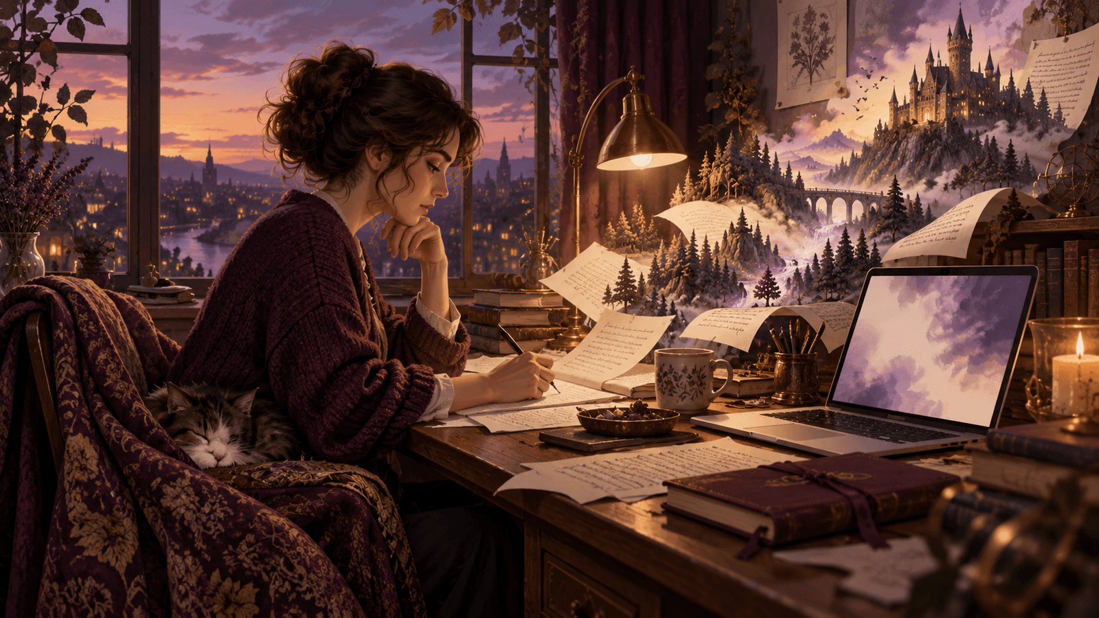 Sudowrite Review: Fiction Writing, Pricing & Creative Control — NextTeammate guide Editorial illustration for Sudowrite Review: Fiction Writing, Pricing & Creative Control