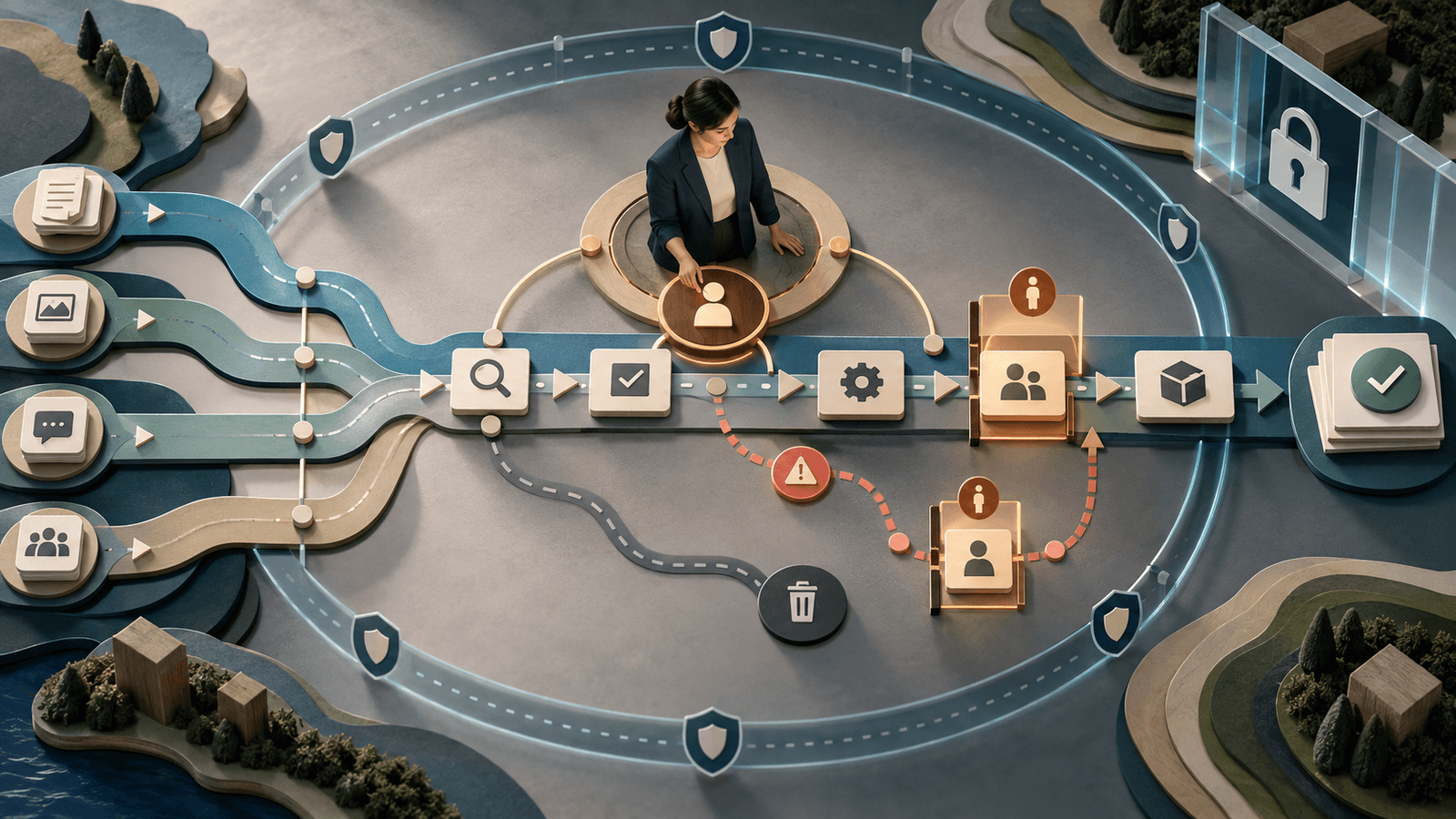 What Should an AI-Native Operations Teammate Own? — NextTeammate guide Editorial illustration for What Should an AI-Native Operations Teammate Own?